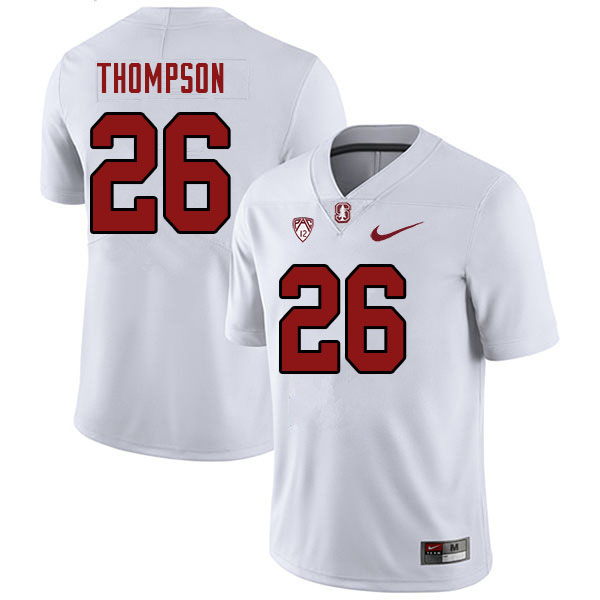 Men #26 Jason Thompson Stanford Cardinal College 2023 Football Stitched Jerseys Sale-White - Click Image to Close